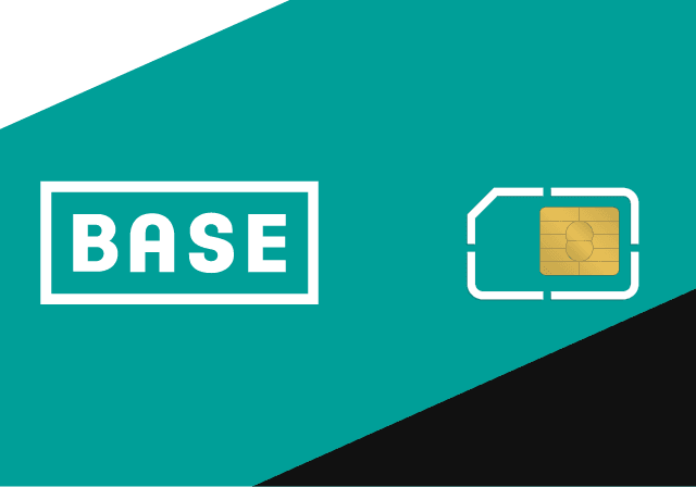 BASE recharge card